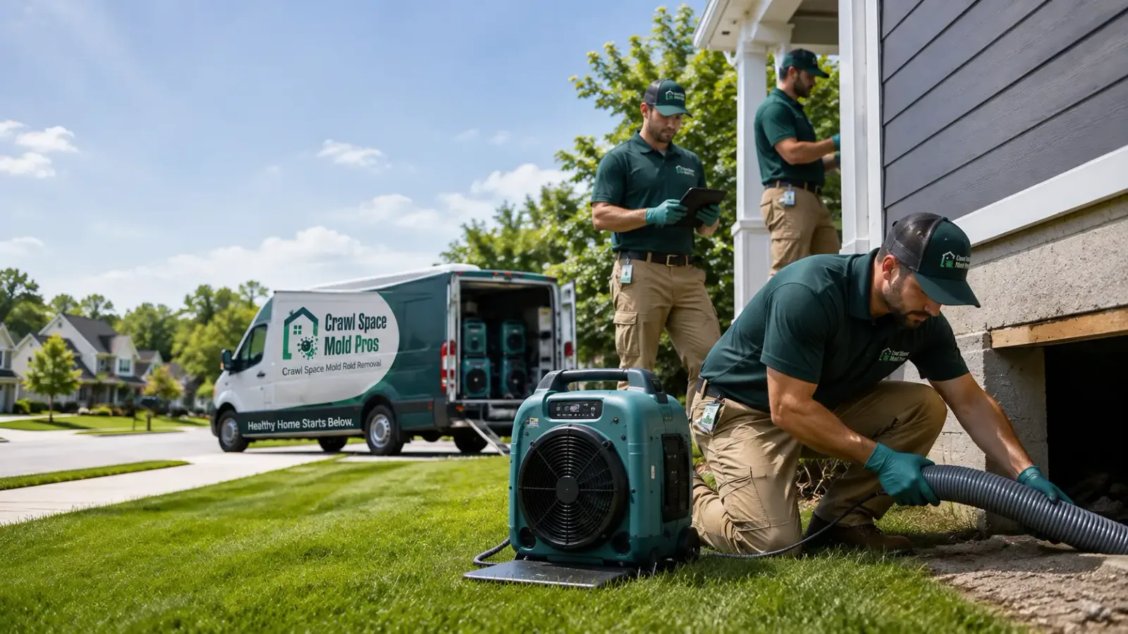 Crawl Space Mold Removal in Benton, CA